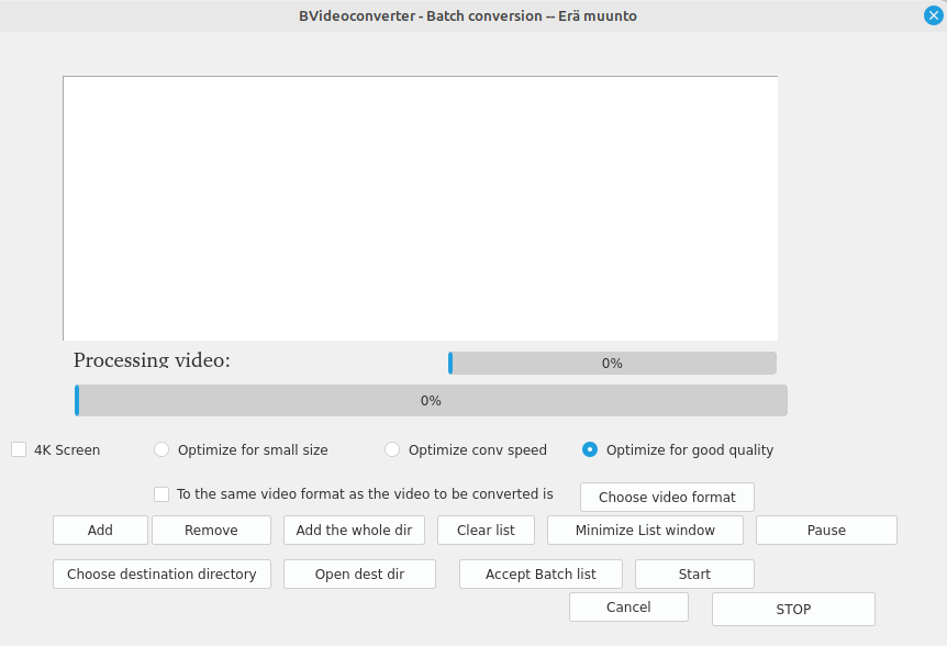 BVideoconverter Batch